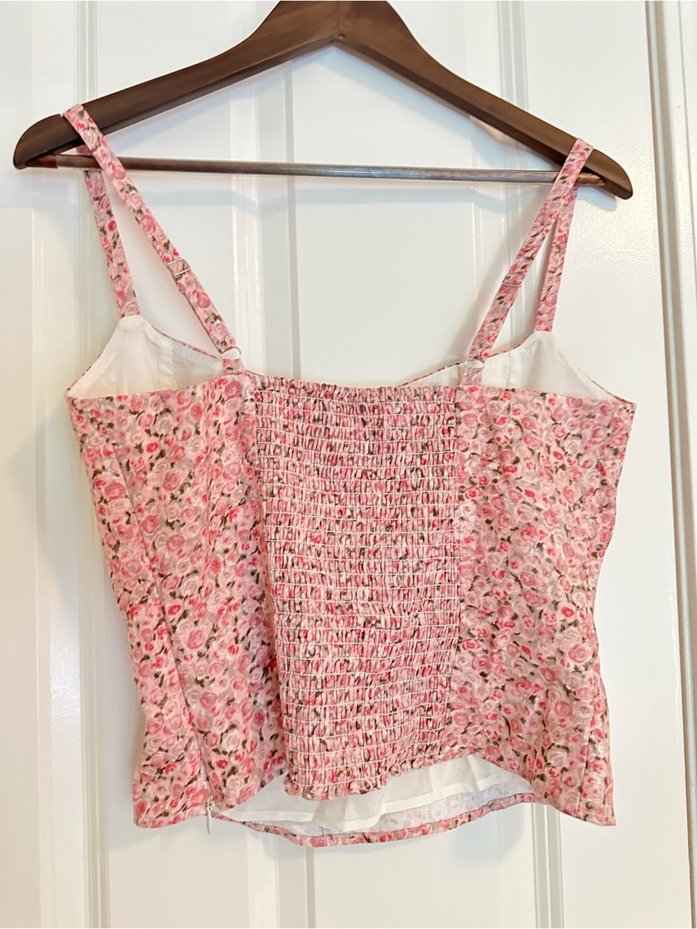 ❌NO LONGER AVAILABLE | Reformation "Hattie" Floral Bustier Top, Sz 8 - Picture 5 of 5